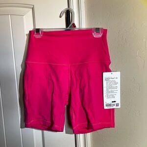 Lululemon Athletica Women's Bright Pink Bike Shorts